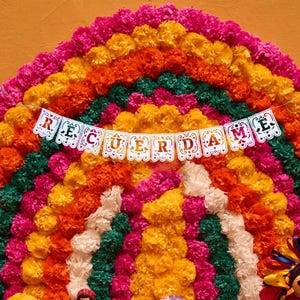 Personalized Mini Papel Picado Banner Banner / Day of the Dead / Ofrenda Dia de los los Muertos / Alter Decoration / Amor Eterno /Recuerdame