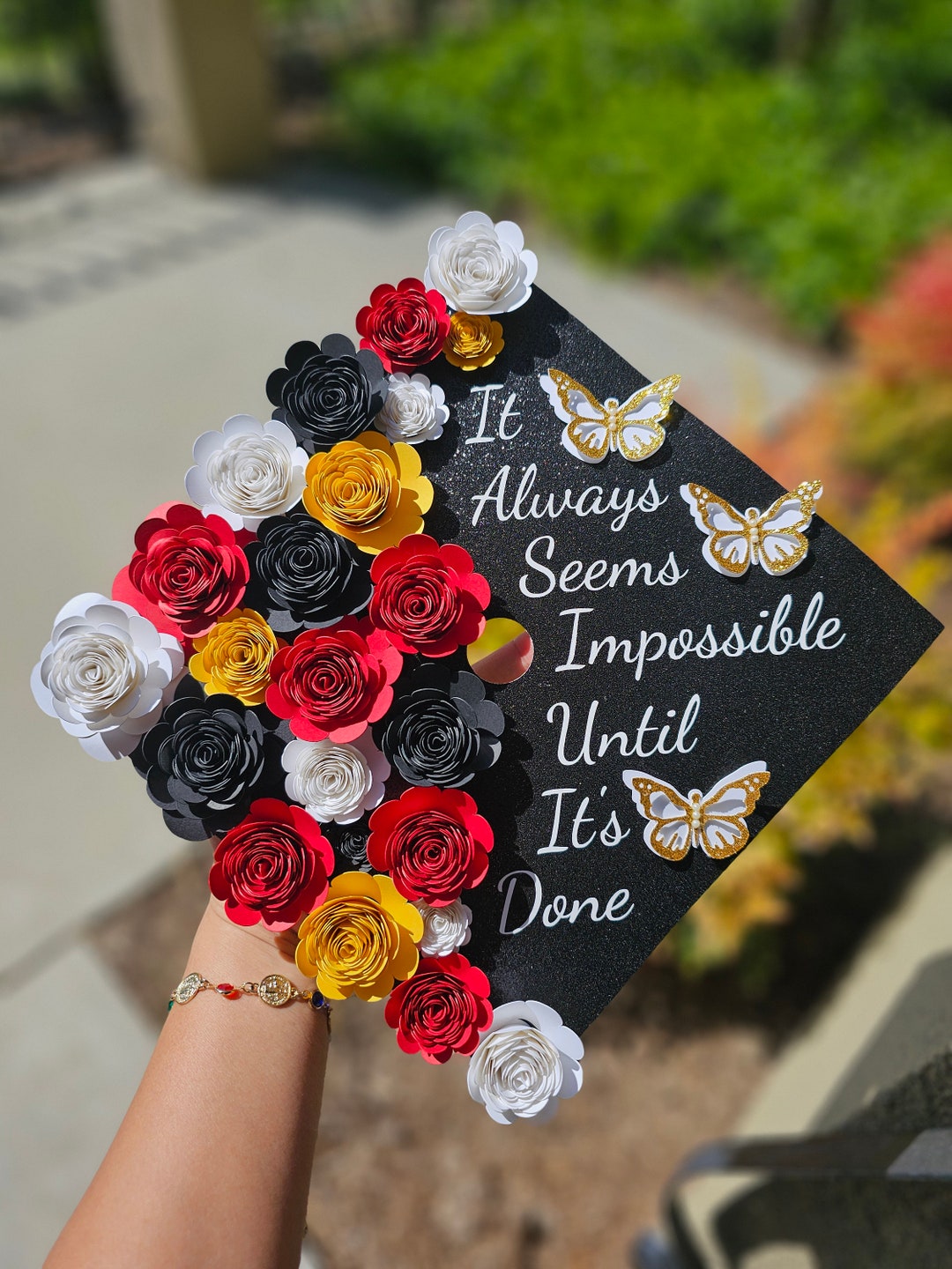 Cap Topper Graduation/ Graduation Gift/ Glitter Cap Grad Topper/ 3D ...