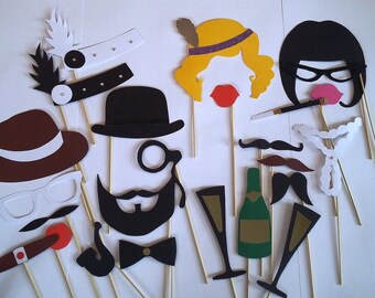Gatsby Roaring Twenties 1920s Photobooth Props