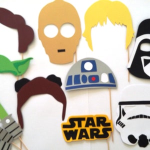 Star wars photobooth accessories x12