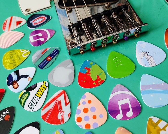 12 Funky & Fun Upcycled Guitar Picks!
