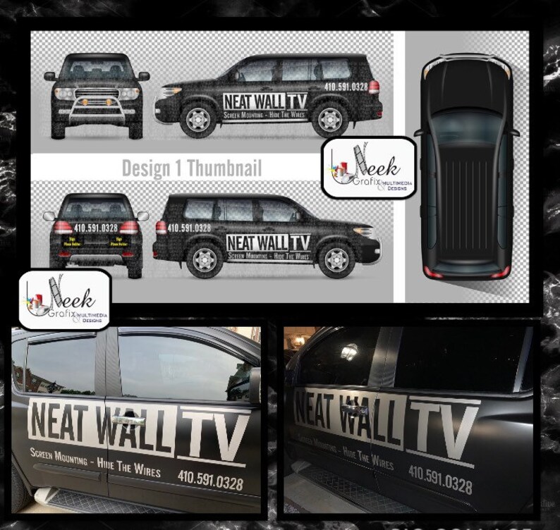 Custom Vehicle Wrap Design Etsy