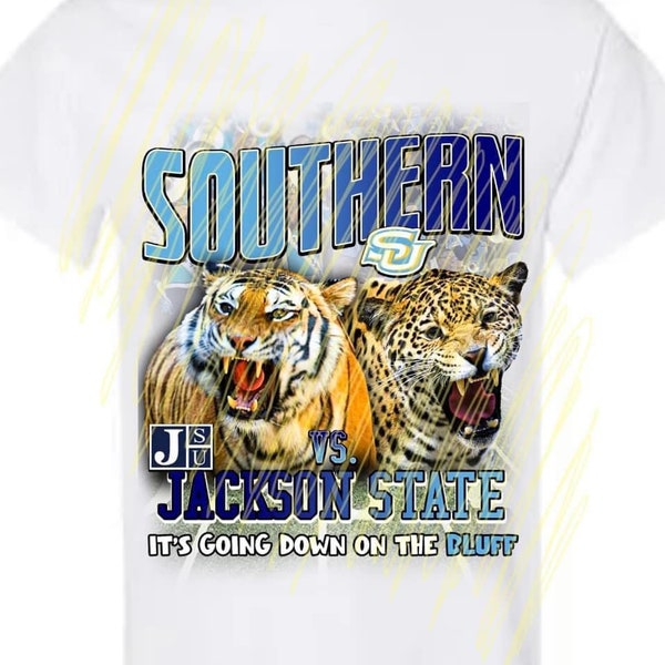 Jackson State Vs Southern University Svg Etsy