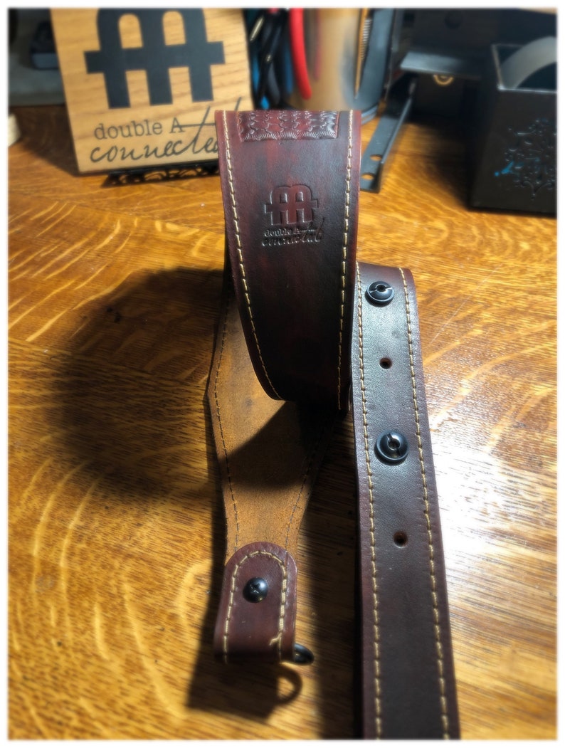 CROW CREEK Rifle Sling made to order leather rifle sling with hardware