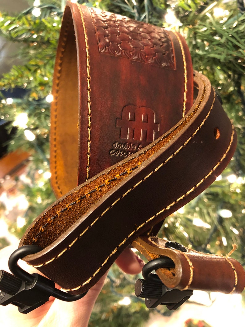 CROW CREEK Rifle Sling made to order leather rifle sling with hardware