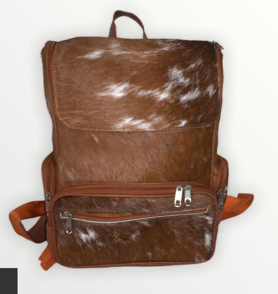 Cowhide backpack new arrivals