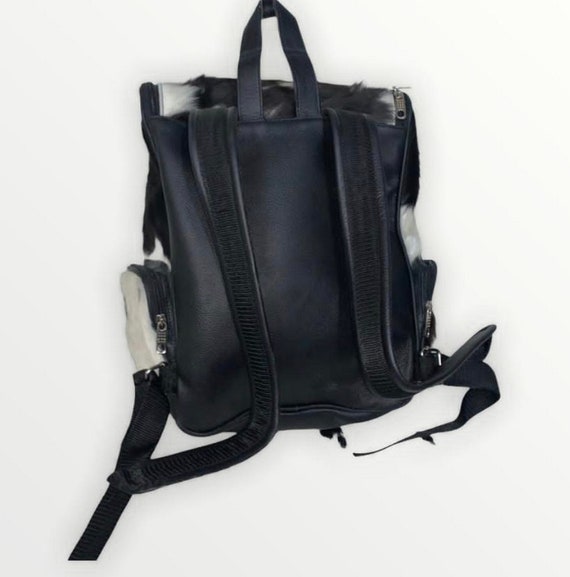 Brazilian Cowhide Backpack/ Cowhide Leather Backpack Hair on 