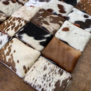 100 % Real Cowhide Coin Wallet Credit Card Holder Change Purse Chapstick Wallet Perfect For Gifts Mothersday Gift Gifts For Her image 4