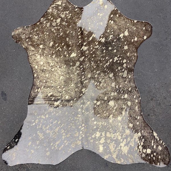 Acid Wash Cowhide Rug Etsy