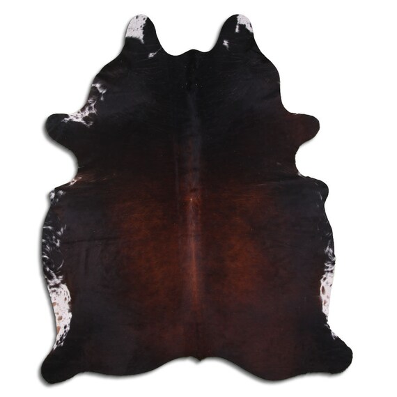 real tobacco xl 100% Real Brazilian Cowhide Fur Rug - Natural Tornasol Tobacco Cowhide Rug  - Real Cowhide- XL/JUMBO
