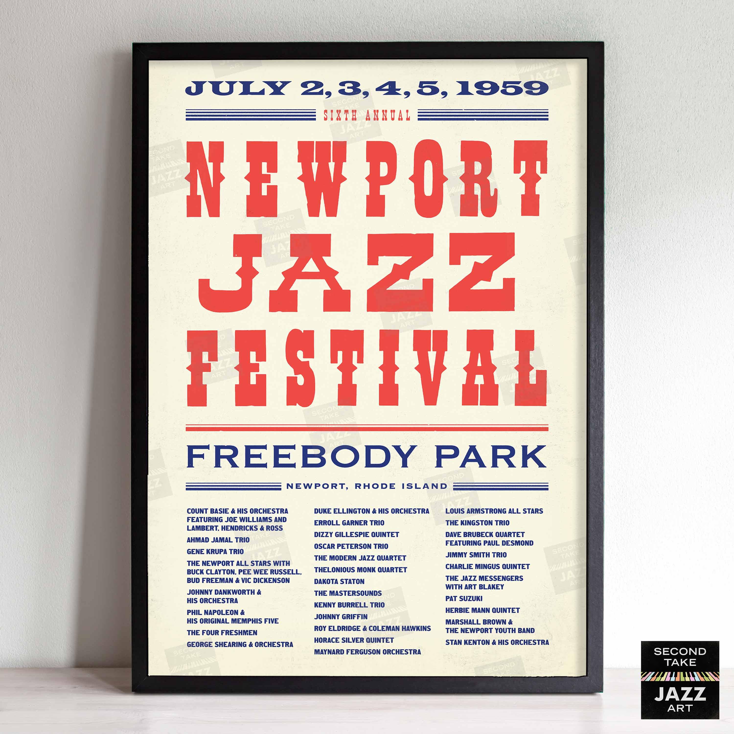 Newport Jazz Poster - Etsy
