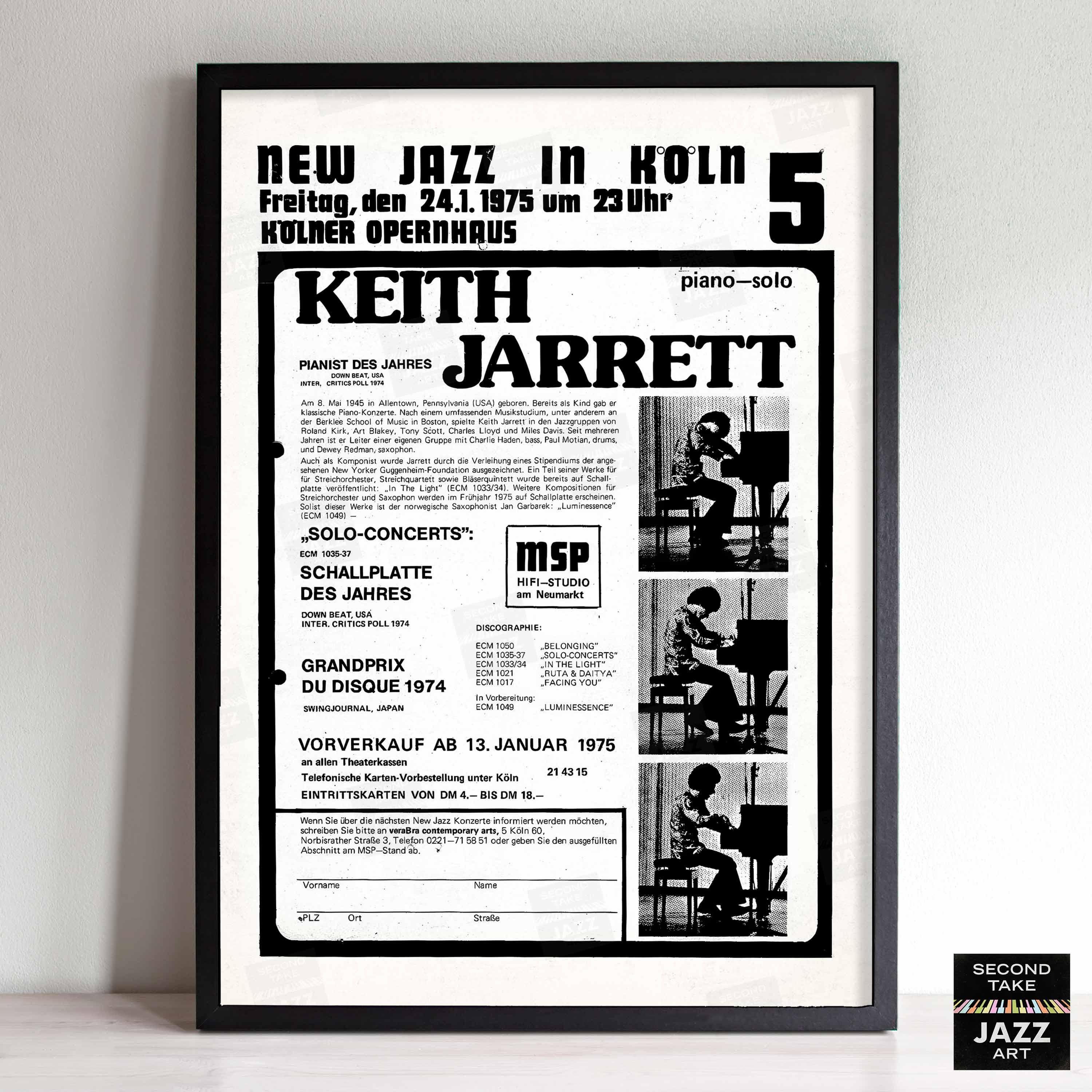 Keith Jarrett Poster - Etsy