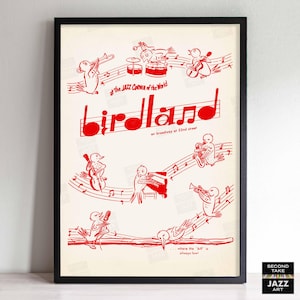 Birdland Jazz Club - Etsy