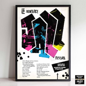 Cartel del Festival de Jazz de Monterey de 1961 (Monterrey, California)