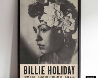 Billie Holiday Poster. Lady Day Sings the Blues Live at