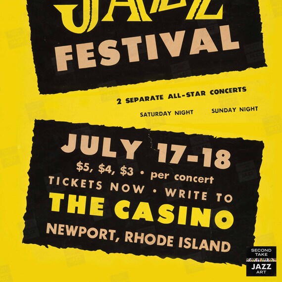 Newport Jazz Festival in 斑尾　チラシ Newport Jazz Festival in 斑尾 チラシ
