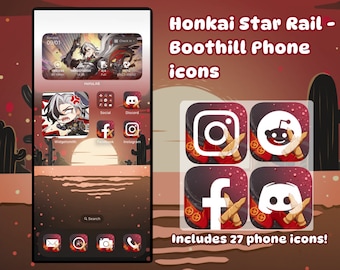Honkai Star Rail -Boothill Phone Icons