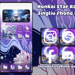 Honkai Star Rail - Iconos de teléfono Jingliu