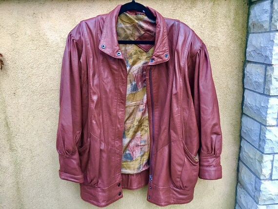 Russian leather jacket cheap