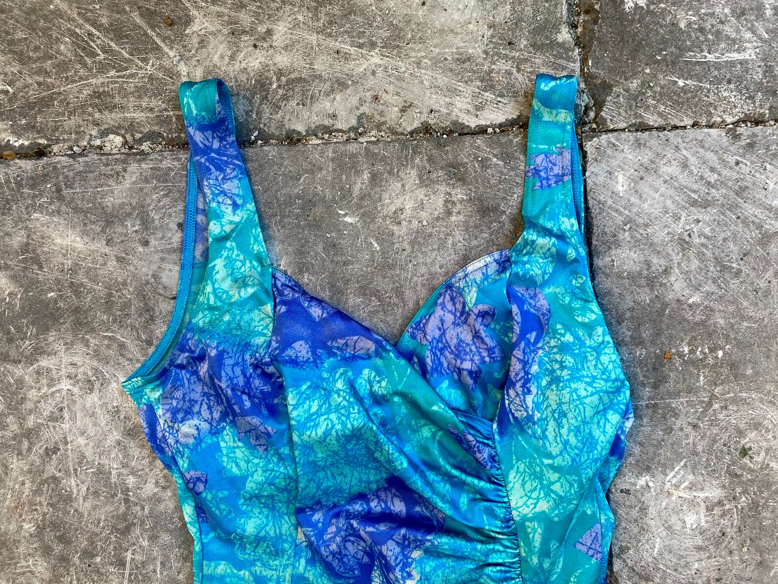 90s Swimsuit Hibiscus Hawaiian Print Vintage Swimwear Retro - Etsy India