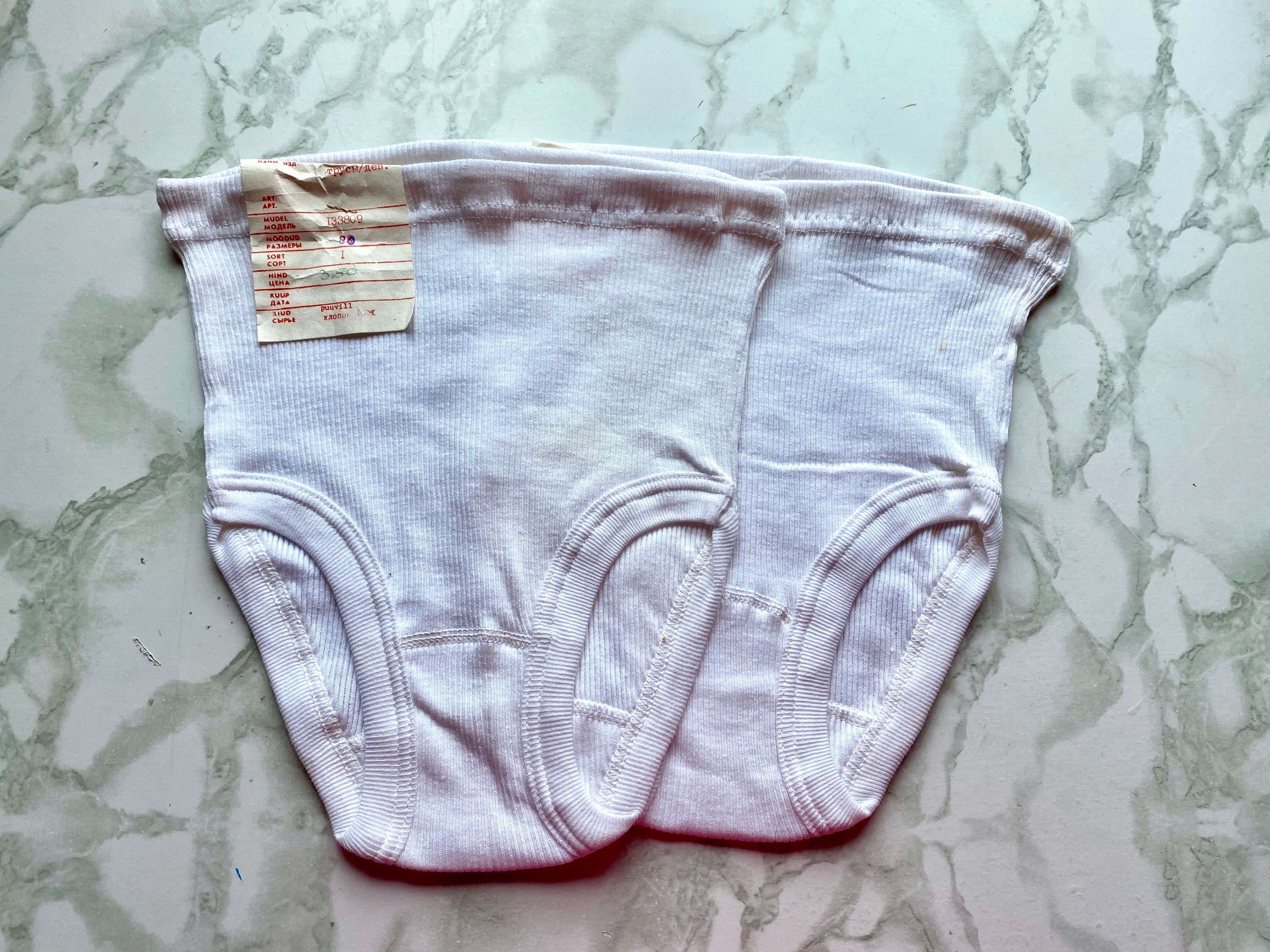 Underpants Kids Vintage Teens High Waist Underpants, 10 12 Year
