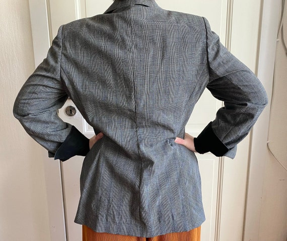 Vintage MARIMEKKO Grey Blazer Jacket Size 8/36, W… - image 4