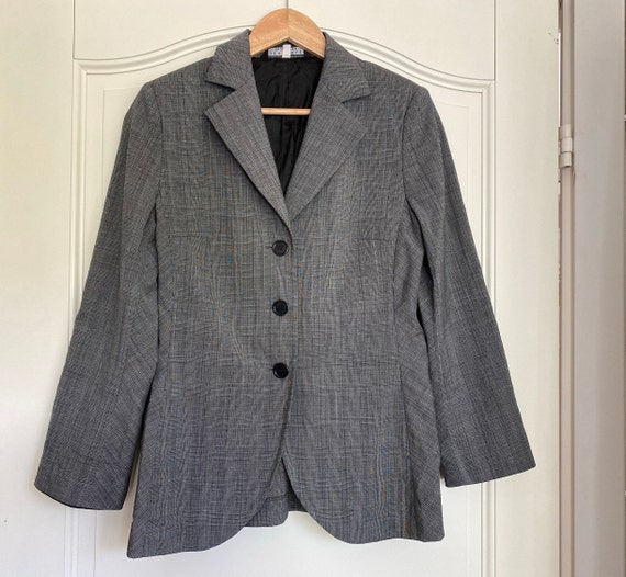 Vintage MARIMEKKO Grey Blazer Jacket Size 8/36, W… - image 1
