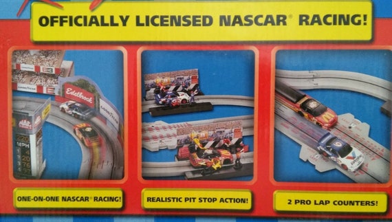 for sale online 2003 Mattel NASCAR Hot Wheels 500 Slot Car Electric Race Set Dale Earnhardt Jr 