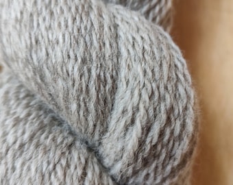 British bluefaced Leicester and masham Dk/worsted weight non-superwash yarn 100g/240m natural colour undyed.