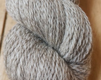 British bluefaced Leicester and masham 4ply fingering weight non-superwash yarn natural colour undyed.