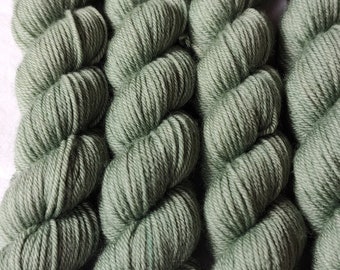 Duck eggs on superwash Merino worsted/Dk