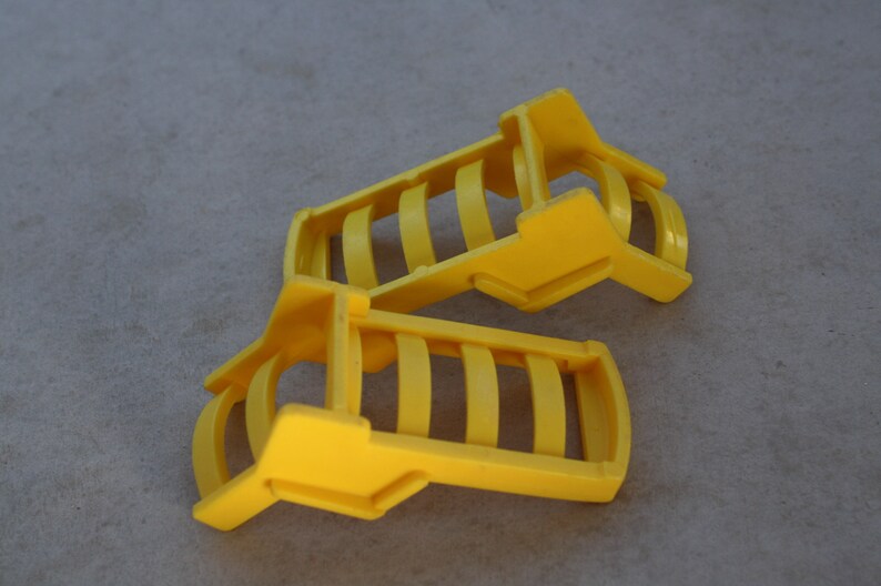 Vintage Yellow FPLP Fisher Price Little People Deck Lawn Chairs A Frame House Boat Pool Camper playset replacement parts
