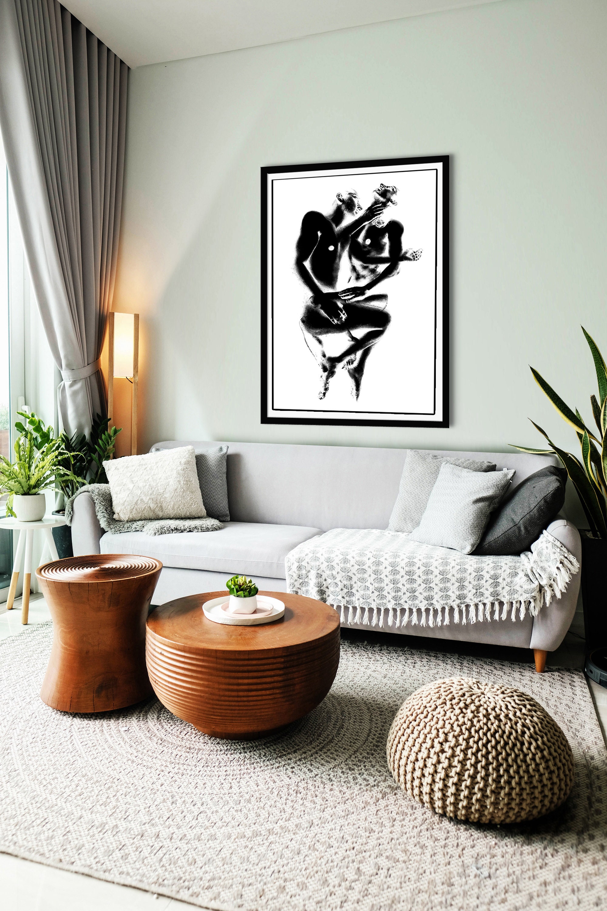 male-nude-gay-men-art-black-and-white-prints-large-wall-etsy-finland