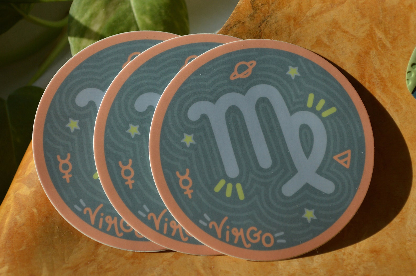 Jungfrau Petrol Koralle Kalk und blau gemustert Polymer Clay | Etsy