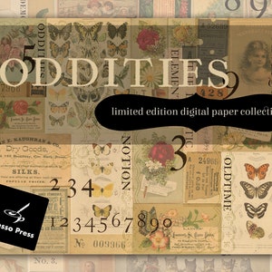 Kuriositäten Digital Paper Collection