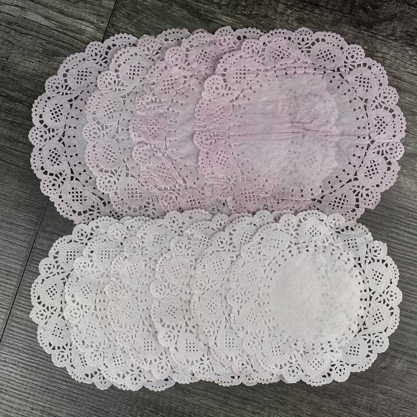 Pink Paper Doilies Etsy
