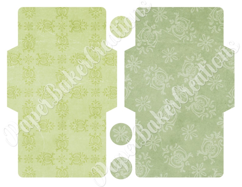 Ornamental Patterns On Grungy Green Backgrounds 6 Printable Ephemera Pages Pastel Green Ornamental Ephemera Pages DIGITAL Paper Pack