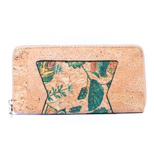 Portefeuille pour femme en liège naturel - Cadeau pour elle, Cadeau de Noël, Cadeau des fêtes, Cadeau végétalien, Cadeau d'anniversaire, Cadeau de la Saint-Valentin