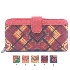 Portefeuille pour femme en liège naturel, cadeau pour elle, cadeau de Noël, cadeau des fêtes, cadeau végétalien, cadeau d'anniversaire, cadeau de la Saint-Valentin