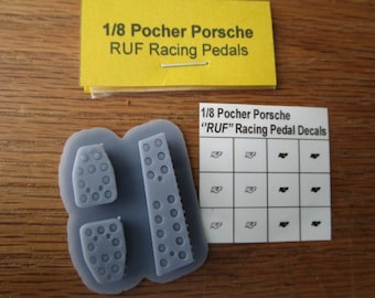 Pocher 1/8 Porsche RUF Racing Pedal Set Upgrade Transkit