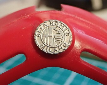 Pocher 1/8 Metal Alfa Romeo Correct Radiator Badge Emblem Monza Muletto Touring