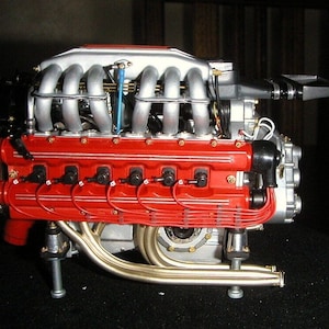 Pocher 1/8 Scale Ferrari Testarossa Full Engine Transkit Super Detail Upgrade