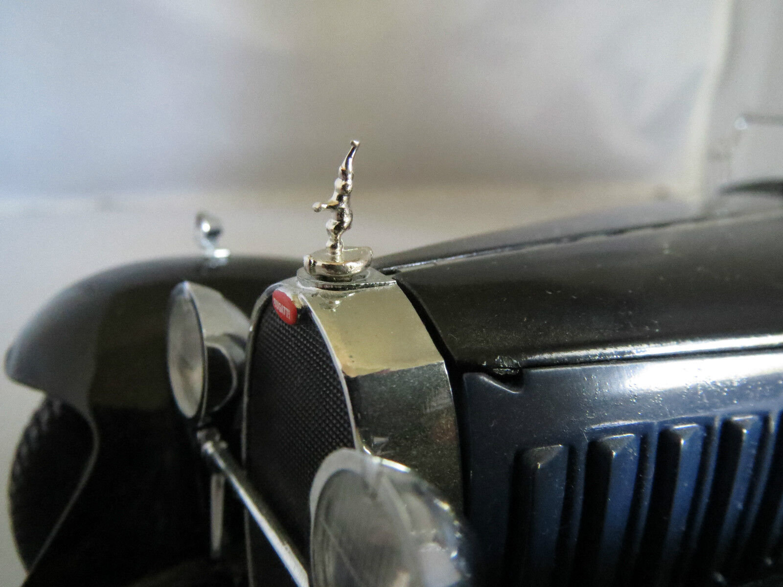 Franklin Mint Bugatti Royale 1/24 - Restaurée - Manque Mascotte Et Phares - Bleue