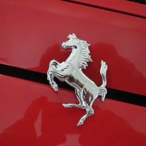 Ferrari Cavallino 4.5 inch 11.5 cm Horse Emblem Badge Testarossa F355 348