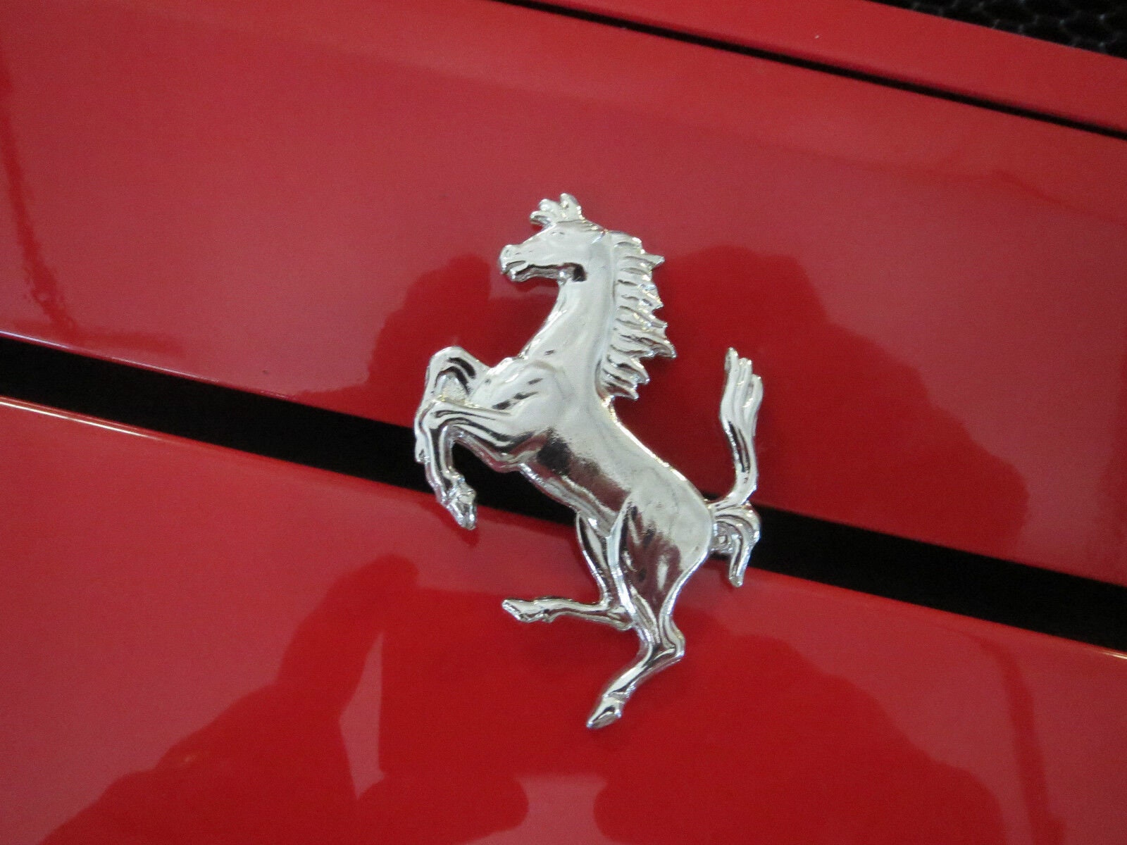 Autocollant Vinyle Ferrari Horse – Grand Format Blanc – Décoration Y7-2.713