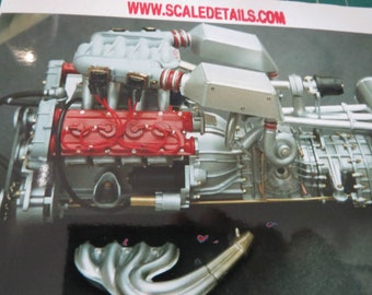 Pocher 1/8 Scale Ferrari F40 Full Engine Transkit Super Detail 400 pcs!