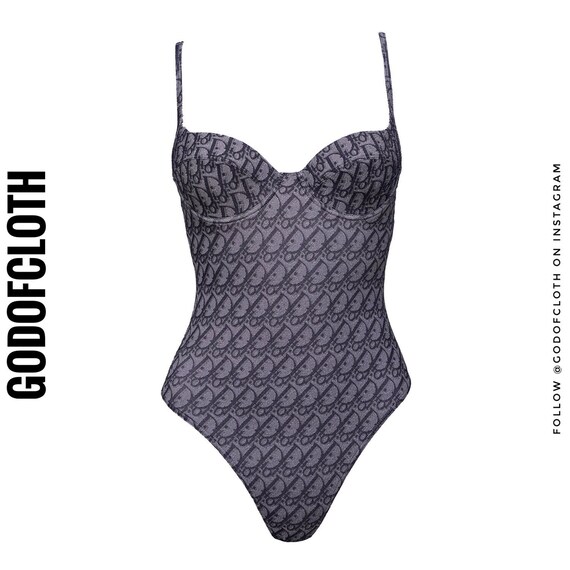 Christian Dior Monogram Bustier Tank Bodysuit