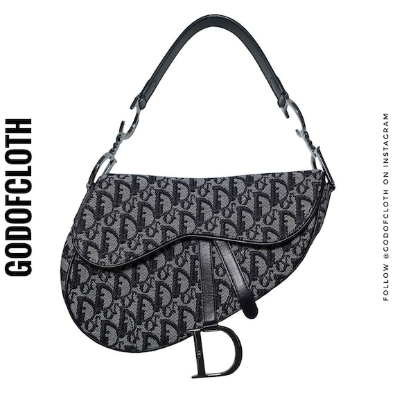 Christian Dior Monogram Saddle Bag