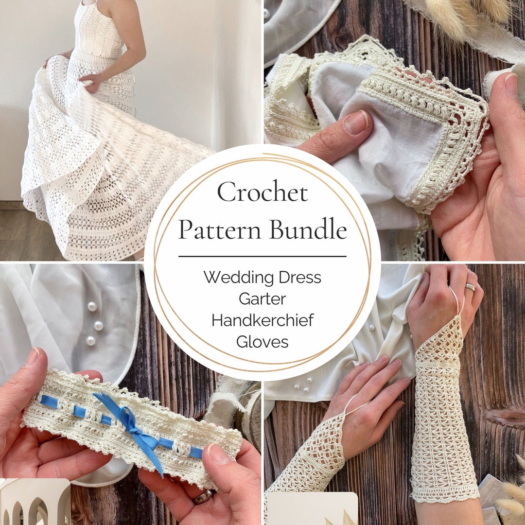 Crochet Wedding Dress Pattern // Crochet Maxi Skirt Pattern // Crochet ...