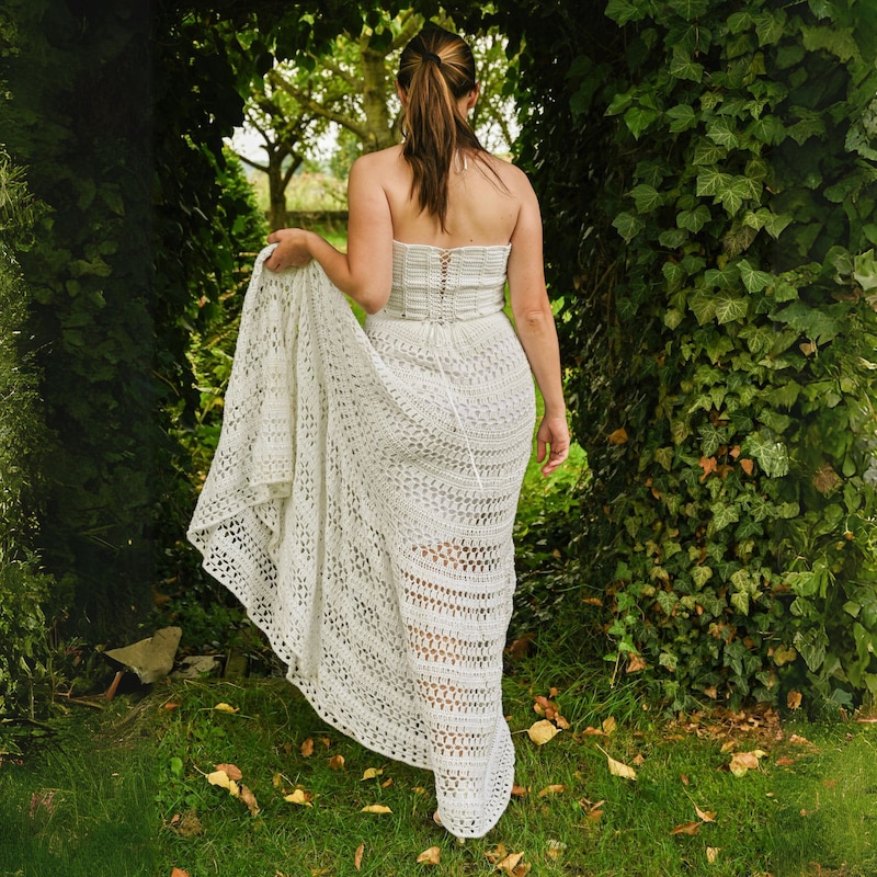 SEXY FASHION CROCHET DRESS